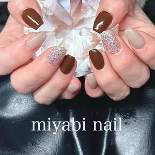 ネイル miyabi nail 桂川駅近くのネイルデザイン