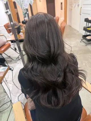 ロング カラー VIEW GINZA所属・fitするカット♡ 暖色/ふうか◠‿◠のヘアスタイル