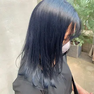 ロング カラー 透明感 カラー🌿KANTAのヘアスタイル