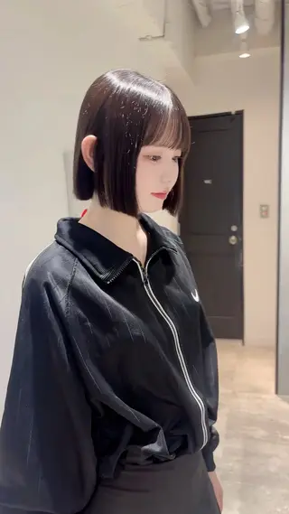 ショート 髪質改善♡ 保坂汐音のヘアスタイル