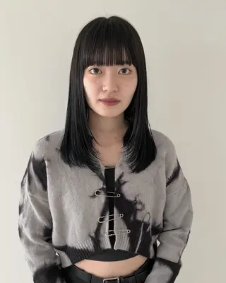 ミディアム カラー お洒落パーマ/ボブ ❄️Tomoka❄️のヘアスタイル