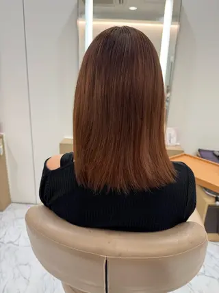 ロング 濱川響太レディース カットモデルのヘアスタイル