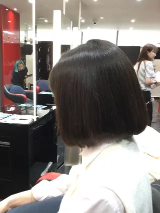 ミディアム カラー Annon プライベートサロンのヘアスタイル