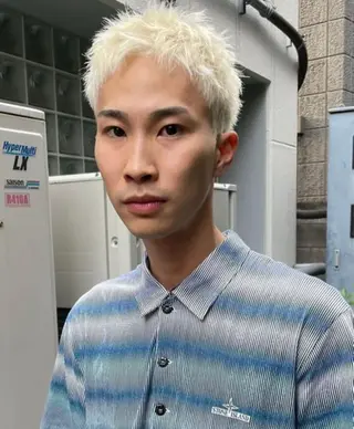 ショート カラー メンズ 藤澤 春菜  /  ACAのヘアスタイル