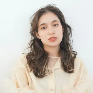 セミロング カラー パーマ ヘアアレンジ 髪質改善ストレート✨ パーマヘア✨YUKIのヘアスタイル