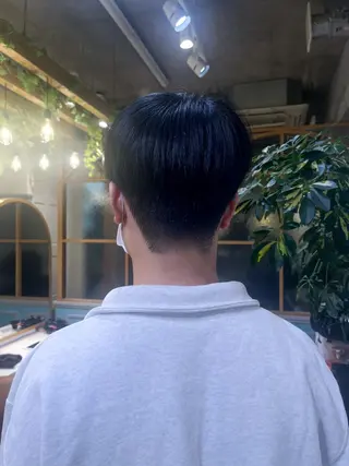 メンズ rina似合わせ レイヤー韓国カラーのヘアスタイル