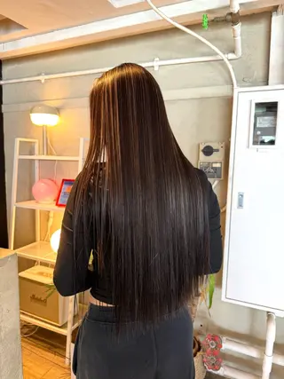 ロング カラー ヘアアレンジ 海外/ハイトーン🪽 ☯️ami☯️のヘアスタイル