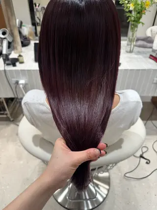 ロング Ence 銀座所属・植木 まりなのヘアスタイル