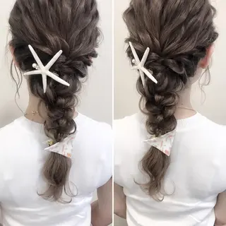 ロング ヘアアレンジ 沢田 瞳のヘアスタイル