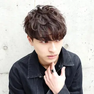 メンズ 渋谷ブリーチカラー 韓国ヘアyuikoのヘアスタイル