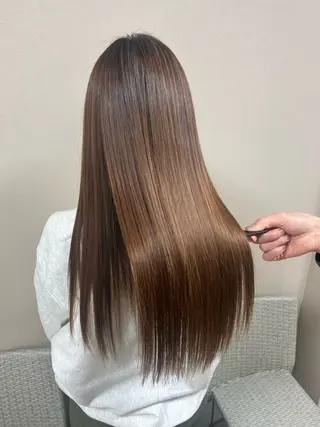 ロング 新井 勢のヘアスタイル