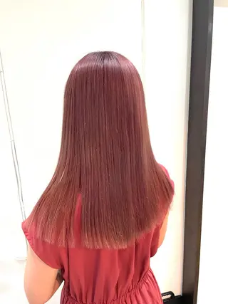 ロング カラー 髪質改善サロンLOUIMADNA栄店所属・🌈縮毛矯正特化 杉浦　夏生のヘアスタイル