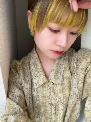 ショート カラー Asti  blanche所属・ショート/ブリーチ mizuki🐋のヘアスタイル