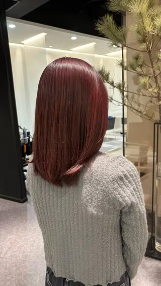 ミディアム カラー3000円🦋 鈴木思音のヘアスタイル