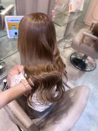 ロング カラー 🤍ふんわりアイドル カラー🎀Rio🪽のヘアスタイル