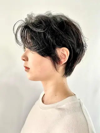 ショート パーマ steed tokyo所属・KOOKI スティードトーキョーのヘアスタイル