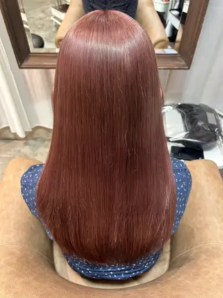 ロング カラー 津村 優明のヘアスタイル