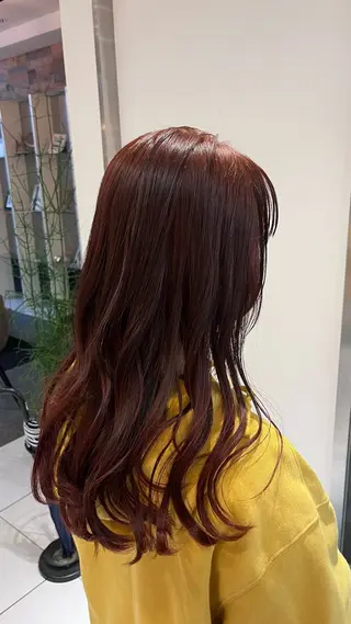 ロング カラー パーマ/モデル募集 /フウカのヘアスタイル