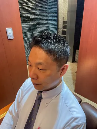 ショート メンズ ヘアモードキクチ銀座店所属・シマサキ シイナのヘアスタイル