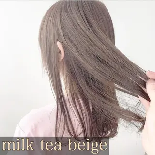 セミロング カラー ヘアアレンジ 外苑前NO.1艶髪 透明感カラーのヘアスタイル