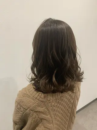 ミディアム カラー ゆきな 育休中のヘアスタイル