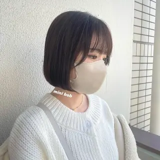 ショート カラー パーマ ヘアアレンジ メンズ キッズ ネイル マツエク・マツパ アイブロウ 透明感カラー・レイヤ ー🎀amika🎀のヘアスタイル