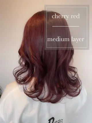 ミディアム カラー ヘアアレンジ topstylist 芳賀みなみのヘアスタイル