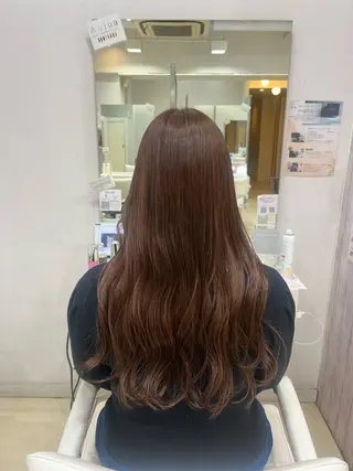 セミロング 【髪質改善カラー】 あむ·. ⟡ 🖤のヘアスタイル