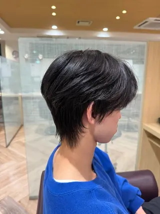 ショート カラー メンズ メンズ特化/ センターパート/八谷のヘアスタイル