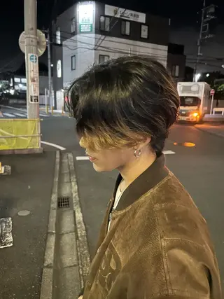 ショート メンズ 透明感カラー／ 艶髪／たなべだい🦖のヘアスタイル