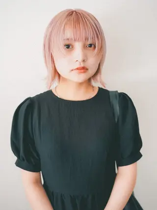 ショート カラー ハイトーンカラー RYUのヘアスタイル