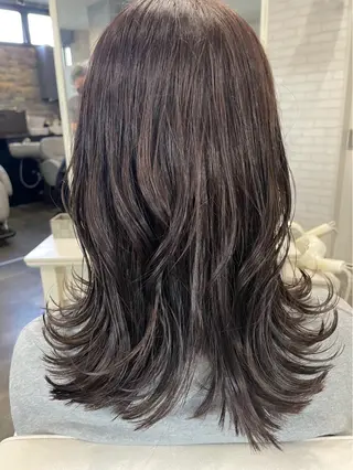 ミディアム The Apartment of Solon Citta 船橋609所属・髪質改善/縮毛矯正/ 美髪/個室/ハラのヘアスタイル