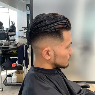 ショート メンズ 及川シゲル 髪質改善講師のヘアスタイル