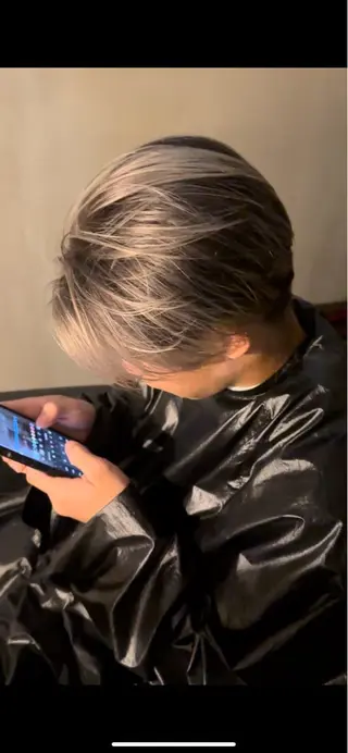 カラー メンズ メンズバレイヤージュ /町田木村悠月のヘアスタイル