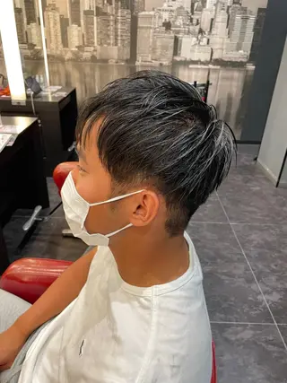 ショート メンズ 森 亜紗美のヘアスタイル