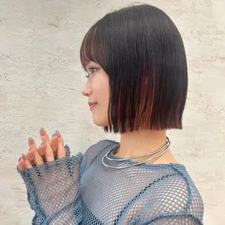 ショート 艶カラー/ボブ /似合わせ/田口愛那のヘアスタイル