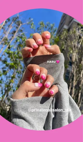 ネイル 濱岡 咲のネイルデザイン