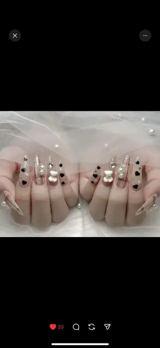 ロング Bling Salonのネイルデザイン