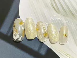 ネイル フルリール 【プライベートサロンのネイルデザイン