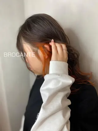 セミロング カラー L’atelier BROCANTE （ラトリエ　ブロカント）所属・BROCANTE立川 karasawa.nのヘアスタイル