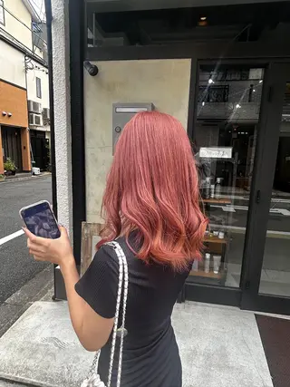 ミディアム カラー 京都/カラー/松野 翔のヘアスタイル
