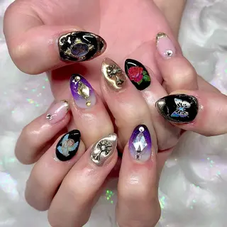 ネイル シェアサロンLei.g(レイジー)所属・3Dアートネイル💗 都築レナのネイルデザイン