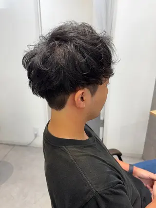 ミディアム パーマ メンズ Dxxxx III所属・女性目線の大人 メンズ*Ayakaのヘアスタイル