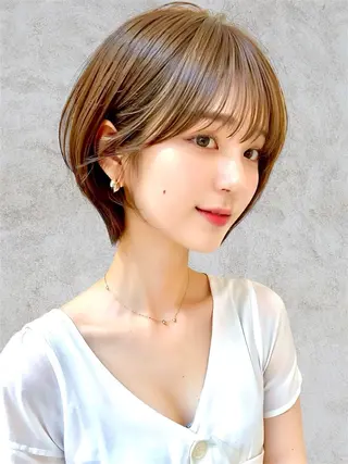 ショート カラー WE RULE 札幌店【ウィールールサッポロテン】所属・💫大人ショート 張間　勇介のヘアスタイル