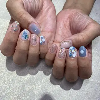 ネイル Amber21.所属・Nagahama Akariのネイルデザイン