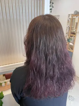 ロング カラー 堀田 結香のヘアスタイル