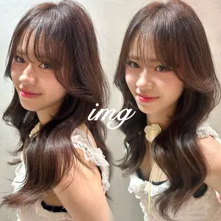 ロング Reve by lond所属・笑　璃  🎀／韓国 ／髪質改善／縮毛矯正のヘアスタイル