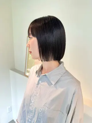 ショート 髪質改善スペシャリス ト長尾勇弥/梅田中津のヘアスタイル