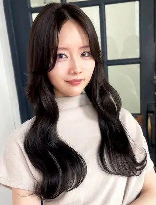 ロング カラー CIEL 四条河原町所属・ササノ/髪質改善⛓️ 艶カラー⛓️レイヤーのヘアスタイル