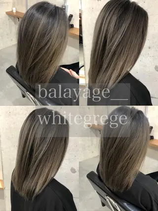 セミロング 中尾 未希のヘアスタイル